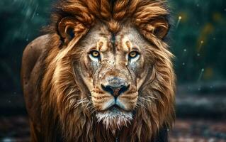 Lion dans faune photo