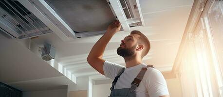 louer HVAC ingénieur pour Nouveau maison chaleur récupération ventilation système photo