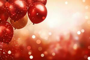 des ballons avec bokeh Contexte photo