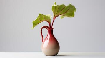 photo de lanceur plante fleur dans pot isolé sur blanc Contexte. génératif ai