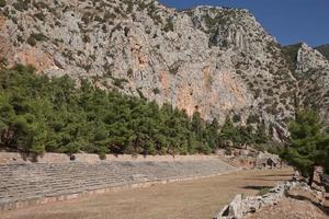 stade antique de delphi, grèce photo