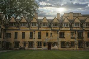 le principale porte de brasenose Université bâtiment à Oxford photo