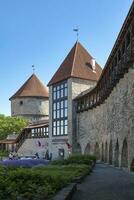 Tallinn, Estonie - juin 15 2019 - le de jeune fille la tour dans Tallinn photo