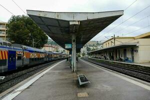 vue de une train station photo