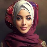 hijabi reine fille photo