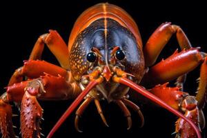 Homard dans la nature large la vie animaux. ai généré. photo