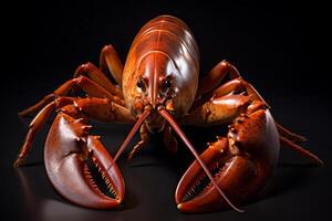 Homard dans la nature large la vie animaux. ai généré. photo