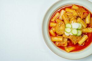 tteokbokki, sauté riz gâteau photo