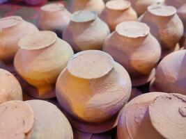 thé tasse fabriqué avec sol. biologique et Naturel tasse pour lait, café ou tout chaud ou du froid breuvages. photo