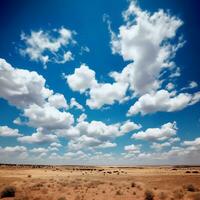 bleu magnifique ciel avec des nuages photo