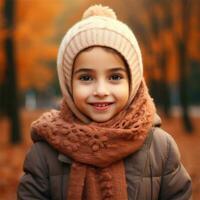 magnifique content musulman des gamins souriant photo