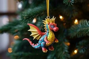 Noël dragon jouet photo