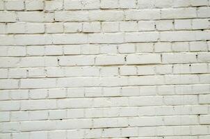 texture de mur de brique blanche photo