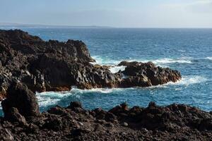 los hervideros dans lanzarote photo