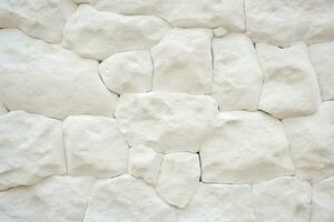 blanc pierre mur texture Contexte. ai généré photo