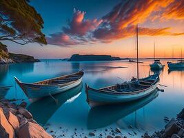 Fishing boats on the beach