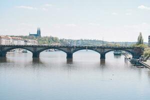 magnifique vue de le ville Prague photo