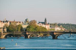 magnifique vue de le ville Prague photo