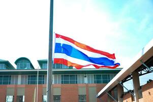 drapeau national de la thaïlande photo