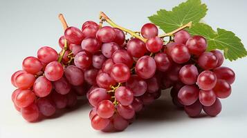 photo de Frais et sucré rouge et vert les raisins