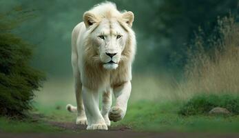 réaliste tigre, Lion la photographie, ai génératif photo