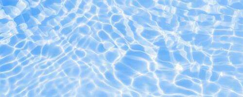 abstrait transparent l'eau ombre surface texture Naturel ondulation sur bleu Contexte photo