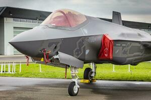 italien air Obliger verrouiller Martin f-35a foudre ii mm7360 combattant jet avion à zeltweg air base photo