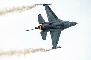 hellénique air Obliger verrouiller f-16c combat faucon 506 combattant jet afficher à siaf slovaque international air fest 2019 photo