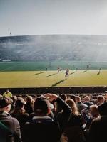 helsinki, finlande 2019- match de football dans le stade photo