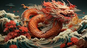 dragon zodiaque photo illustration