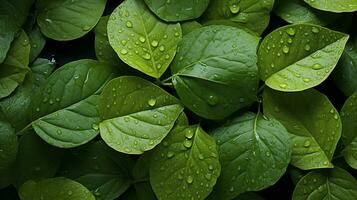 fond de feuille verte fraîche photo