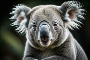 koala dans le Naturel environnement, fermer. ai génératif photo