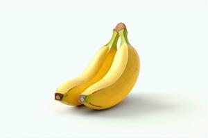 banane blanc Contexte détails réaliste photo