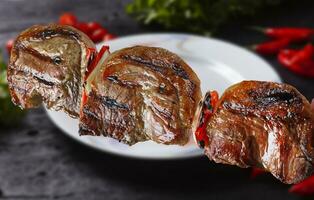 picanha, coupe de boeuf traditionnelle brésilienne photo