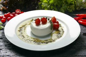 fromage mozzarella burrata italienne photo