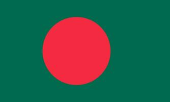 le officiel courant drapeau de les gens république de Bangladesh. Etat drapeau de Bangladesh. illustration. photo