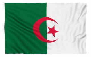 drapeau de l'algerie photo