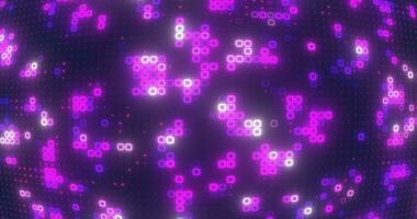 abstrait violet énergie carrés embrasé numérique particules futuriste salut-technologie Contexte photo