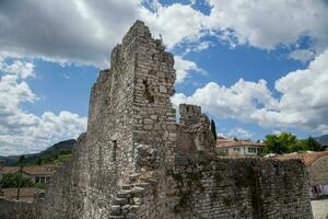 vues de berat Château dans Albanie photo