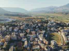gjirokaster dans Albanie par drone photo
