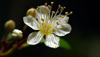 une magnifique Jaune Marguerite fleurs dans le Frais été Prairie généré par ai photo