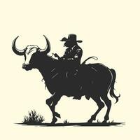 rodeo occidental cow-boy ancien main tiré ouvrages d'art. animal, Arizona, art, beige, noir, noir et blanc, cow-boy, cheval, illustration, paysage photo