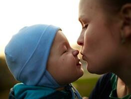 mère et l'enfant photo