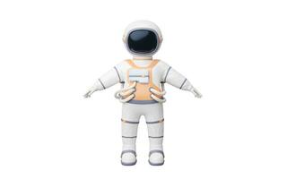 blanc espace homme, 3d personnage, 3d le rendu. photo