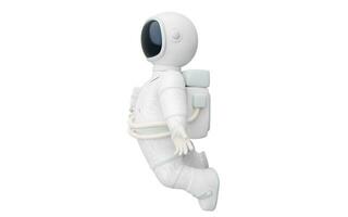 blanc espace homme, 3d personnage, 3d le rendu. photo