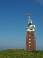 le île de helgoland dans le Nord mer photo