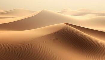 une désert dune avec une crête photo