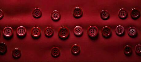 rouge texturé modèle avec boutons photo