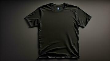 t-shirts maquette avec texte espace sur colrful Contexte HD ai photo