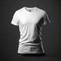 gratuit photo chemise maquette concept avec plaine Vêtements coloré t-shirts maquette avec copie espace produire ai